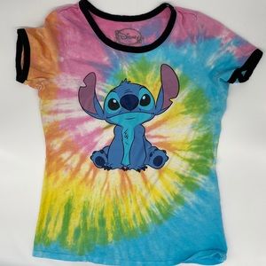 Stitch Tie-Dye Tshirt Juniors | Small